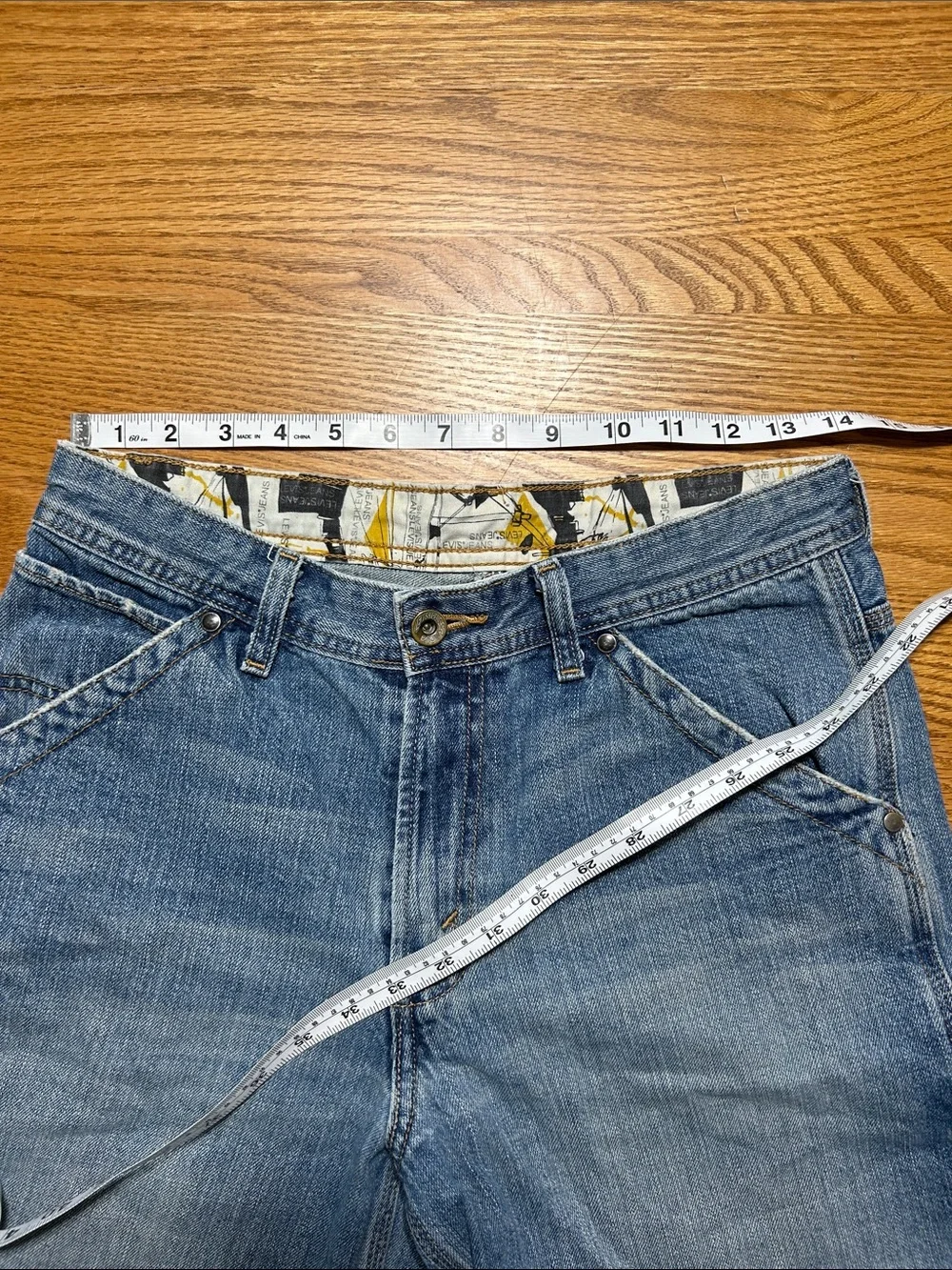 Levi’s Long Utility Jorts See Measurements Boys 16 Regular